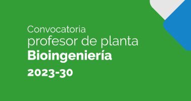 Convocatoria Profesor de planta Departamento <br>de Ingeniería Industrial Bioingeniería 2023-30 Pontificia Universidad Javeriana