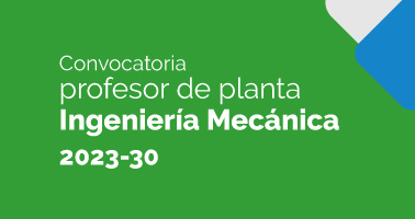 Convocatoria Profesor de planta Departamento <br>de Ingeniería Industrial Ingeniería Mecánica 2023-30 Pontificia Universidad Javeriana